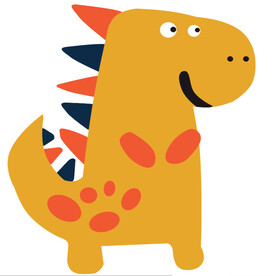 卡通恐龙可编辑