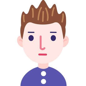 矢量卡通非主流男孩