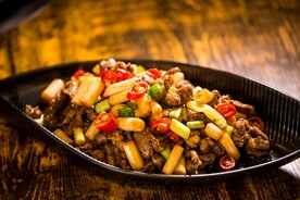 酸辣牛肉