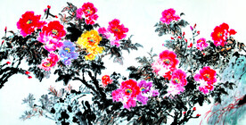 满天风日助芳菲