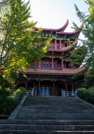 岳阳金鹗山公园金鹗山孔子公园