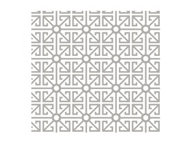 中式格栅3d模型