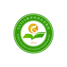 教育培训logo学校校徽班徽