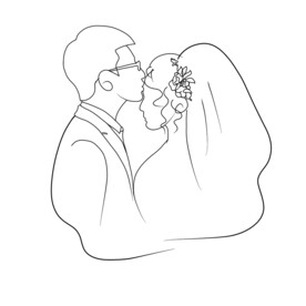 人像婚礼LOGO