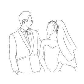 人像婚礼logo