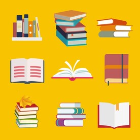 各种矢量书本