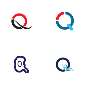 字母标 logo 标志Q 