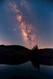 银河星空摄影图