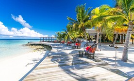 马尔代夫海滩摄影图片