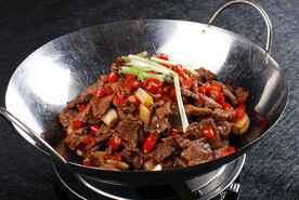 干锅牛肉           