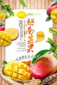 创意芒果宣传促销海报