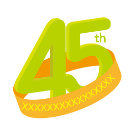 45周年logo