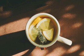 柠檬茶咖啡店饮品