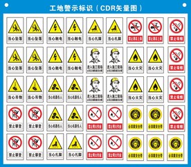 工地施工警示标识