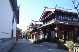 丽江街景素材 