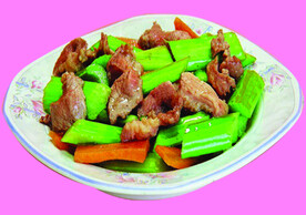 肉炒西芹