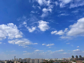 蓝天白云风景