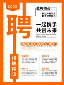 招聘海报