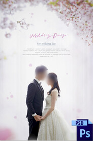 婚纱情侣写真换景背景模版