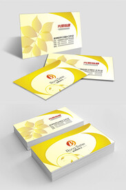 简洁大气金色公司商务通用名片