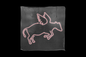 做旧复古皱褶破损贴纸样机