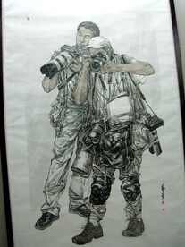 现代水墨人物画