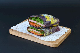 紫米黑米煎饼果子
