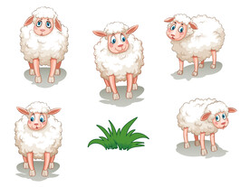 卡通羊动作