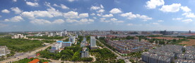 宿迁市区俯瞰