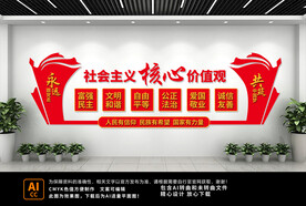核心价值观文化墙