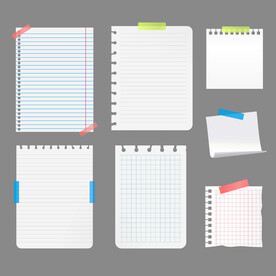 笔记本内页纸张仿真效果