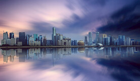 城市全景效果图.