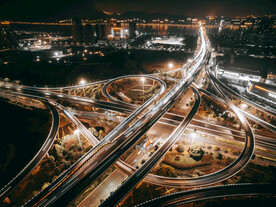 立交桥夜景