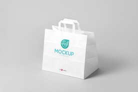 白色手提袋样机
