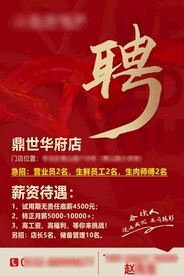 招聘海报