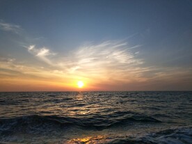海上夕阳