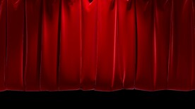 舞台红幕打开关闭动画视频素材 