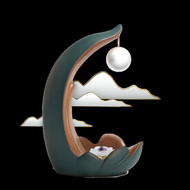  国潮山水边框图片