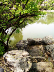 小河边