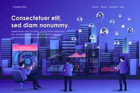 互联网城市图片