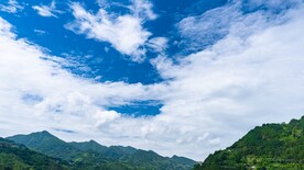 4k实拍山间云海风光云海延时摄