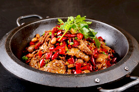 干锅嫩牛肉