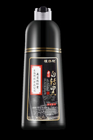 白转黑染发剂