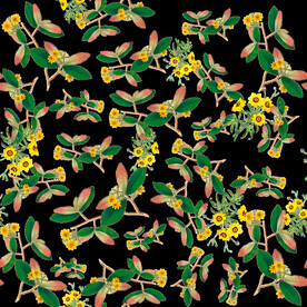 英式复古玫瑰花卉艺术装饰PNG