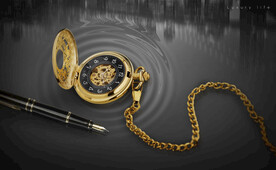 典雅写真换景背景模版