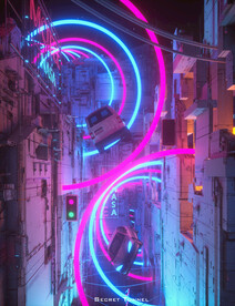 赛博朋克背景