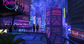 赛博朋克背景