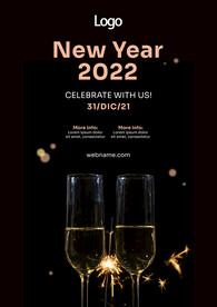 2022新年广告海报设计