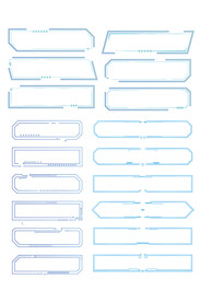 AI几何科技边框