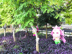 城市花园卡通造型灯